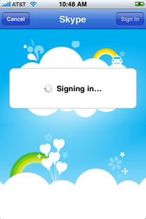 Skype for iPhone Screen Shot 00a