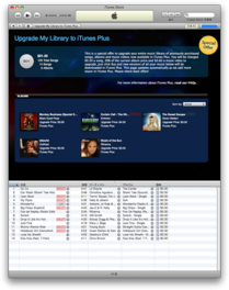 Upgrade to My Library (iTunes Plus) 2009/01/07