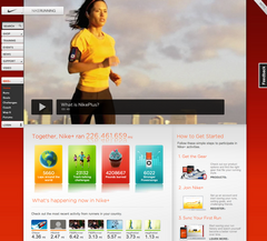 Nike+ Dashboard BETA
