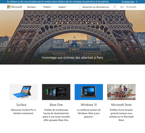 Microsoft – Page d��accueil officielle (20151116)
