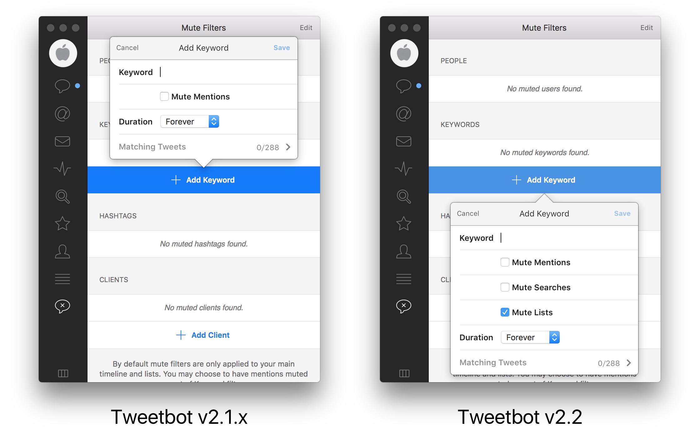 Mac用Twitterアプリ「Tweetbot for Twitter」がv2.2にアップデート。El Capitanの新機能Split ...