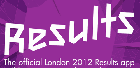 公式London 2012結果アプリ