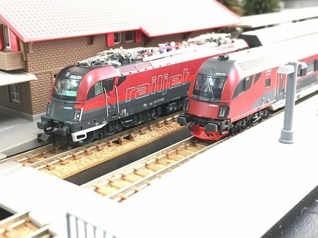 HOBBYTRAIN レイルジェット BR1216+基本+増結 フル編成（ÖBB