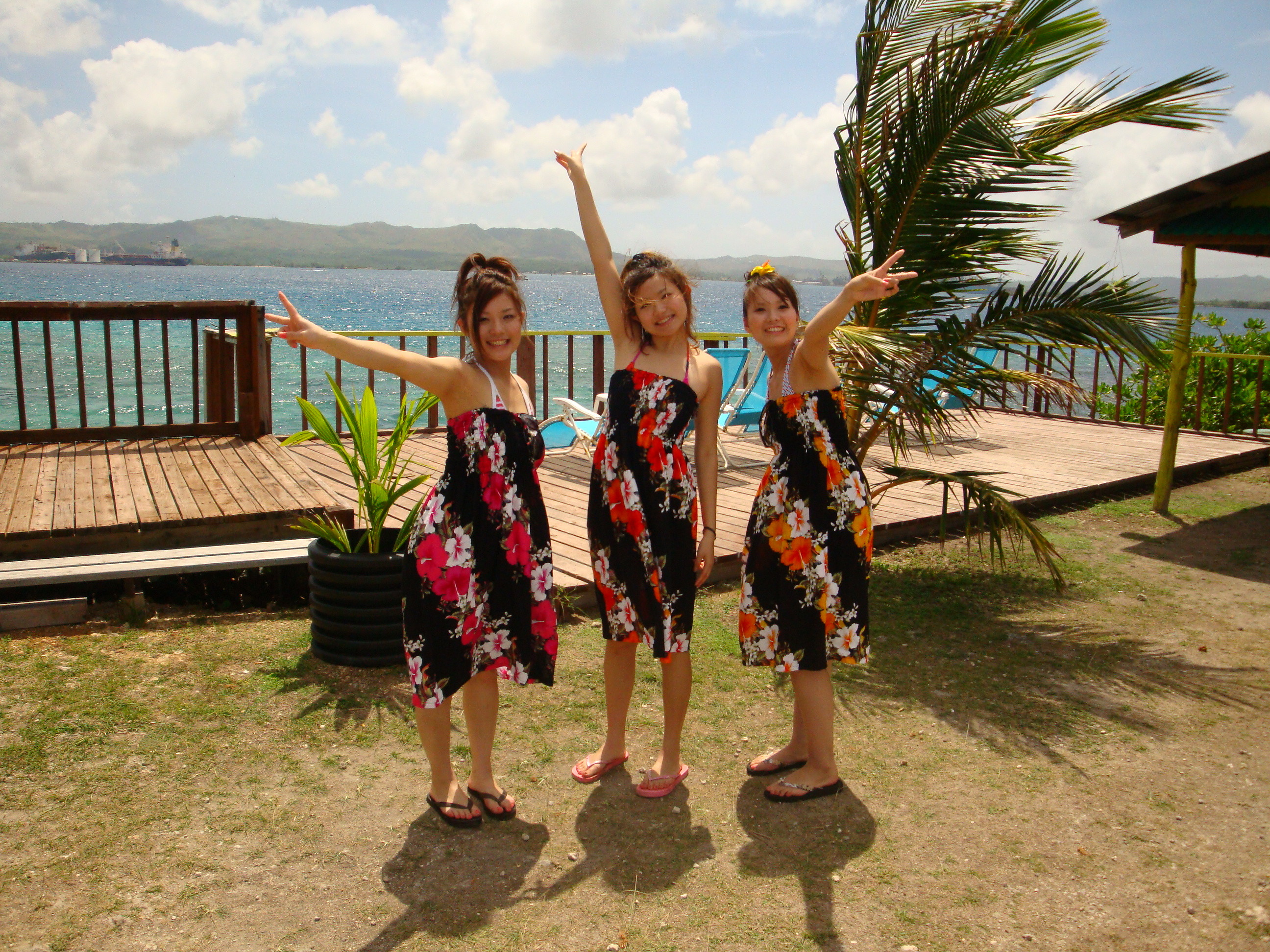 卒業旅行生美女３人 アプラダイブマリン グアムのブログ