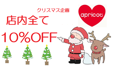 サンタ10％OFF