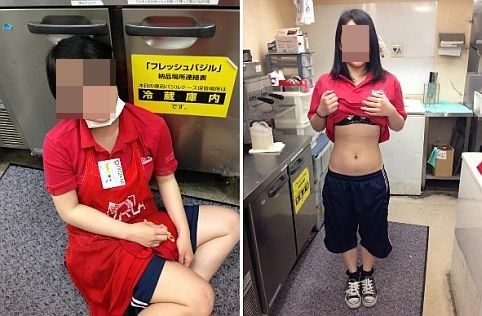 Newsライダー 炎上 ピザーラ店員が暴走 冷蔵庫に入る 西友で迷惑行為 調理場で下着露出 乱交の自慢も発覚