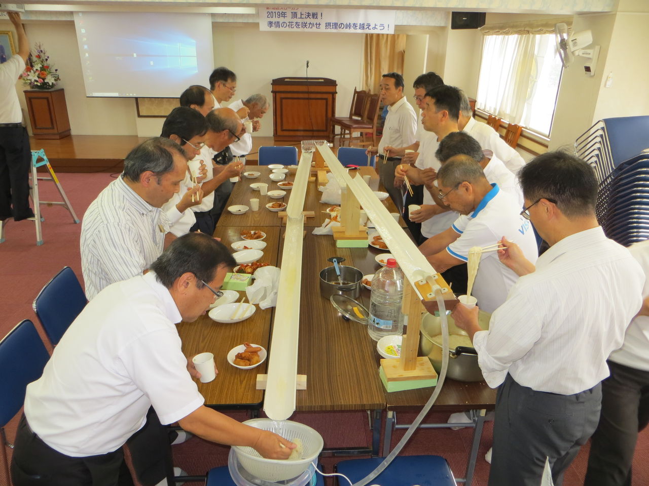 千葉中央支部 壮年集会 流しそうめん Aptf南千葉blog
