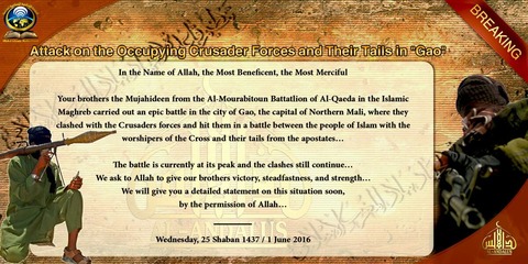 20160601_AQIM_Murabituun_Mali_Gao_Attack_English