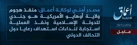 20161129_IS_Amaq_Ohaio_Attack