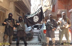 イスラム国が公開したヤルムーク・キャンプの画像１