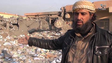 アメリカや日本などでつくる「有志連合」の蛮行に憤る市民