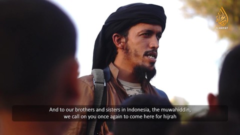 インドネシア出身のイスラム国のジハード戦士