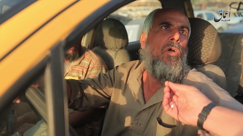 モスル市民にインタビュー