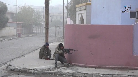 モスル北東部ムハリビン地区での戦闘２