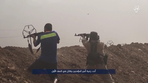 イスラム国と共に戦うモスルの一般市民