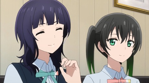 ラブライブ 虹ヶ咲学園スクールアイドル同好会 第11話 感想 スクフェス開催に向けて着々と準備が進める同好会メンバーたち 一方歩夢ちゃんは侑ちゃんに想いをぶつける Aqours Wave ラブライブ まとめ