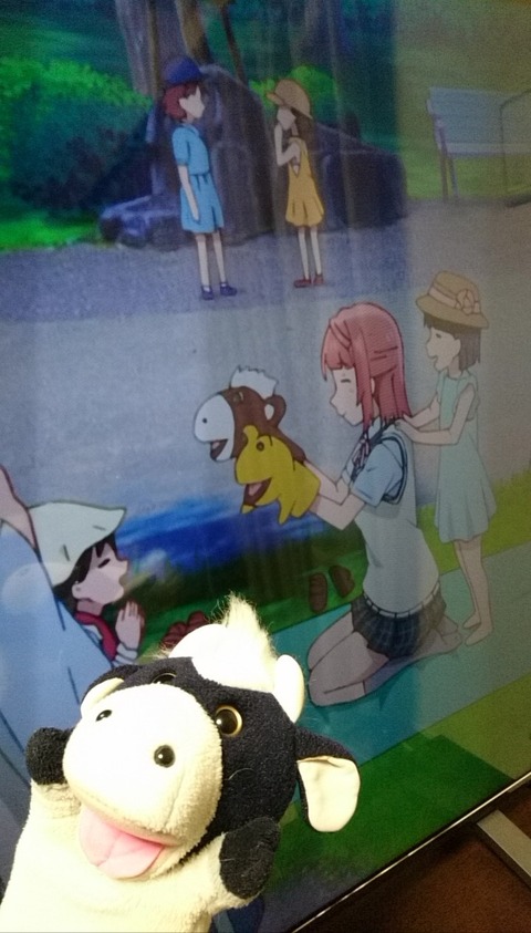 虹ヶ咲アニメにうしくんとカエルくんが出ていたことがパペットマペットにバレてしまう Aqours Wave ラブライブ まとめ 虹ヶ咲アニメにうしくんとカエルくんが出ていたことがパペットマペットにバレてしまう Aqours Wave ラブライブ まとめ