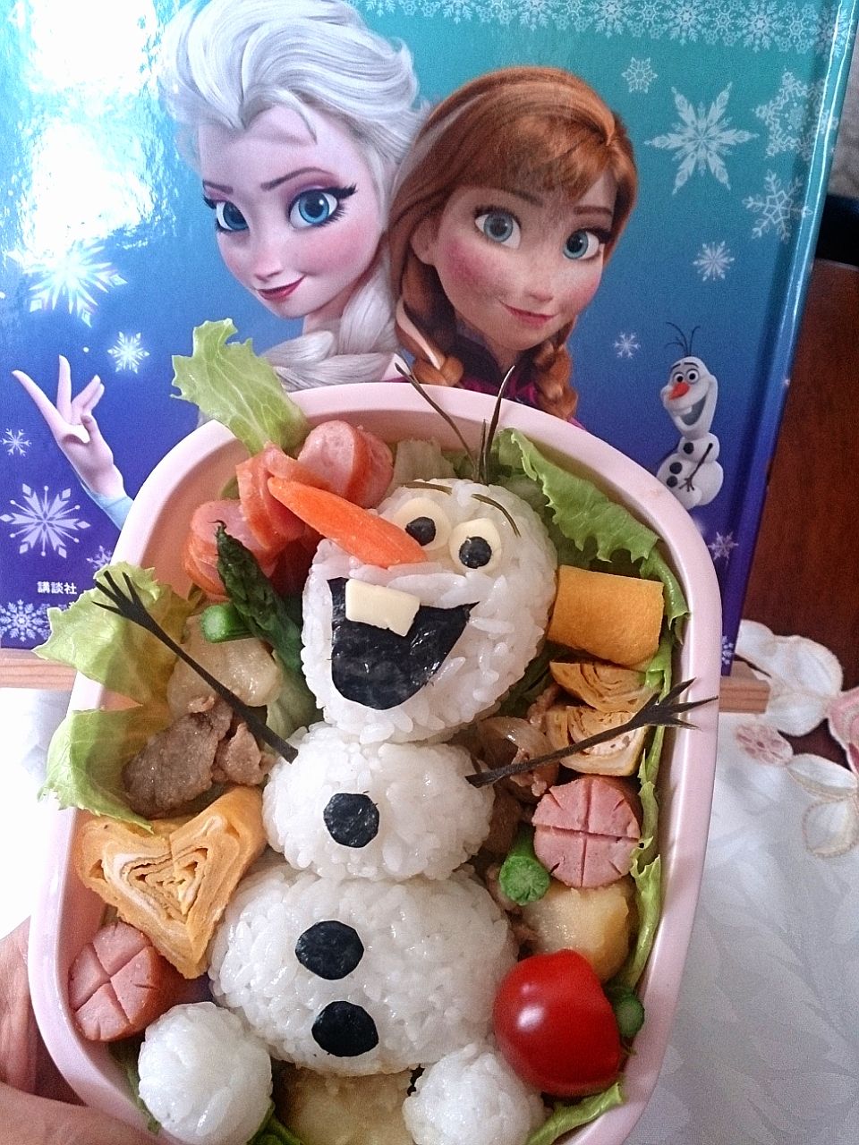 キャラ弁画像 アナと雪の女王の オラフ Ako S Voice キャラ弁画像 アナと雪の女王の オラフ Ako S Voice
