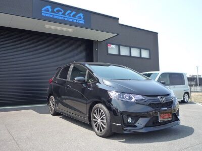 フィット　埼玉県　ヘッドライトプロテクションフィルム貼り込み