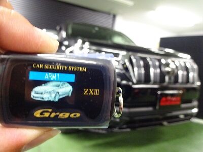 プラド　静岡県　セキュリティ取付