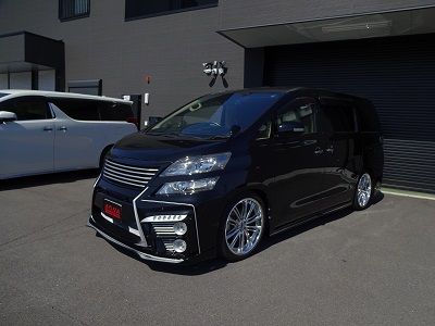 ヴェルファイア２０　山梨県　エアロ取付