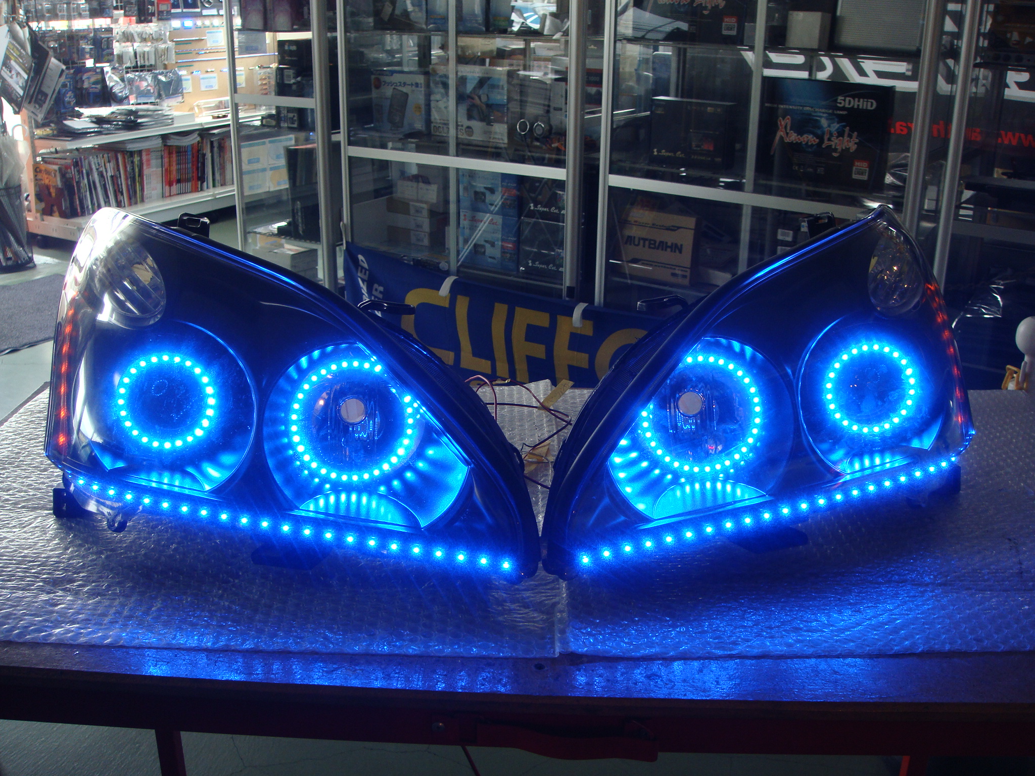 ハリアー 青イカリング ｌｅｄ加工完成 Aqua日記