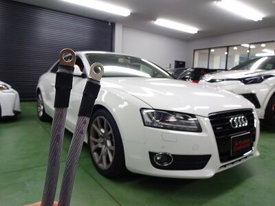 アウディＡ５　大阪府　ノンレジケーブル・ノンレジヒューズ取付