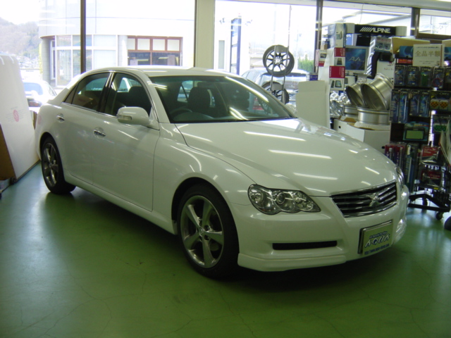 マークｘにセキュリティ取付 Aqua日記