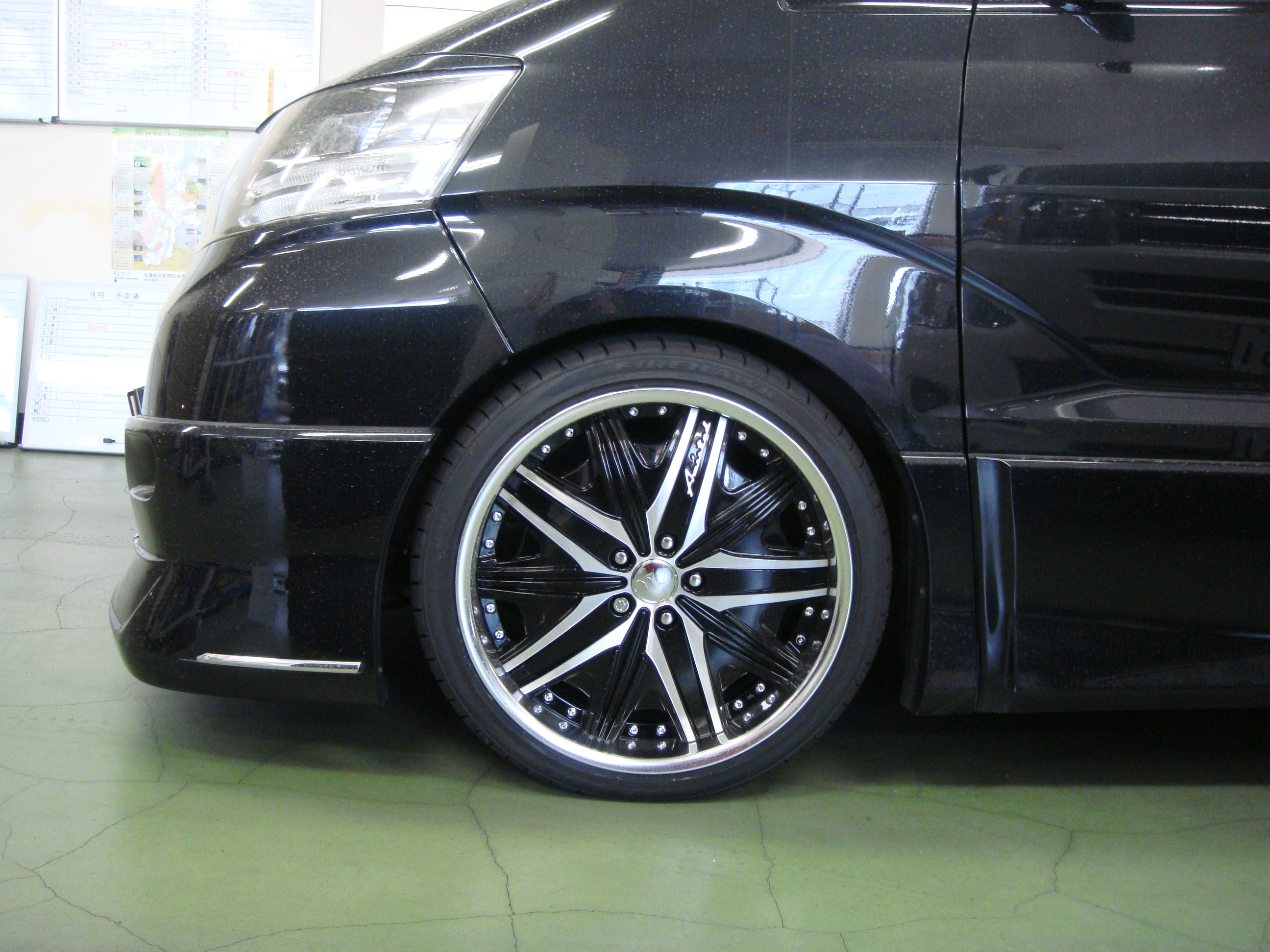 アルファード２０インチ装着 ａｑｕａ クルコン 埼玉県よりご来店 Aqua日記