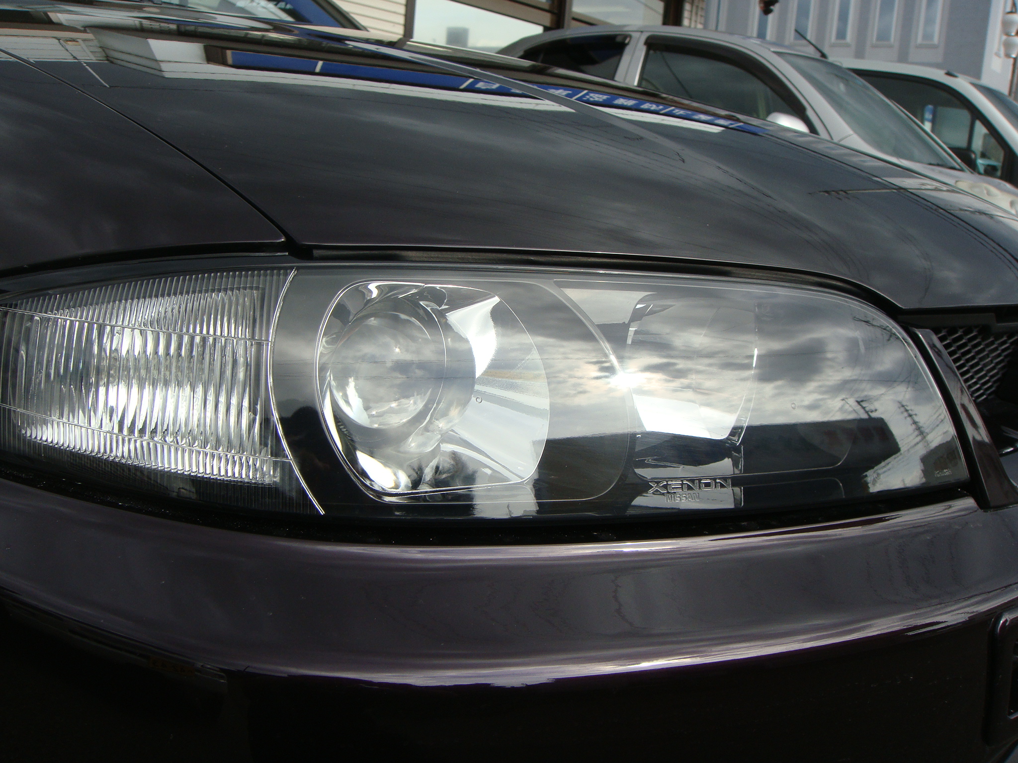 33GTR ヘッドライト磨き : AQUA日記 33GTR ヘッドライト磨き : AQUA日記