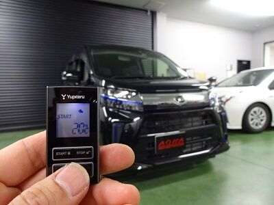 ムーヴカスタム　エンジンスターター取付