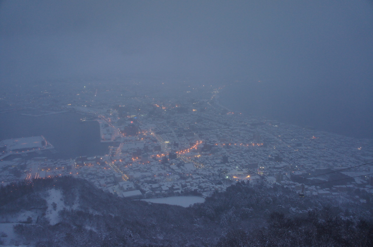 極寒 吹雪の函館山 百万ドルの夜景は見ることができたのか の巻 Rubis Life