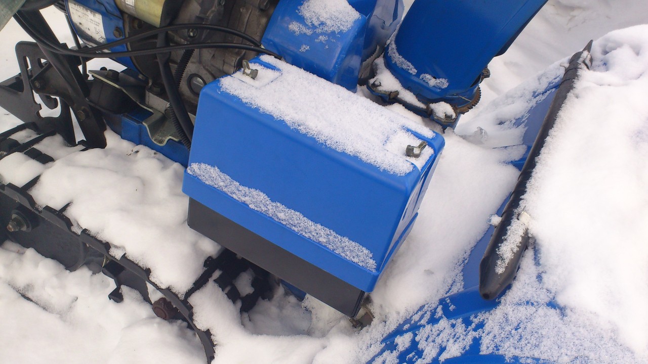 軽自動車用バッテリーを搭載してさらにパワーアップした青い除雪機が久しぶりの咆哮の巻 Rubis Life