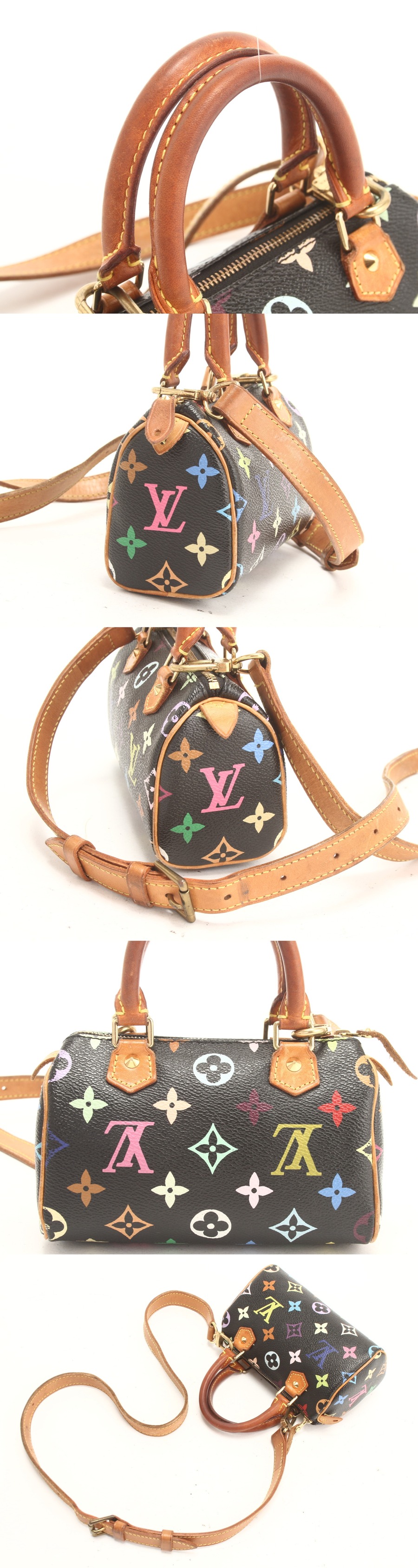 1円～★ルイ・ヴィトン ミニスピーディ 2Way ショルダー ハンドバッグ ポシェット モノグラム M41534 斜め掛け★ 使いやすい2way ルイヴィトン スピーディ・バンドリエール20 (Louis