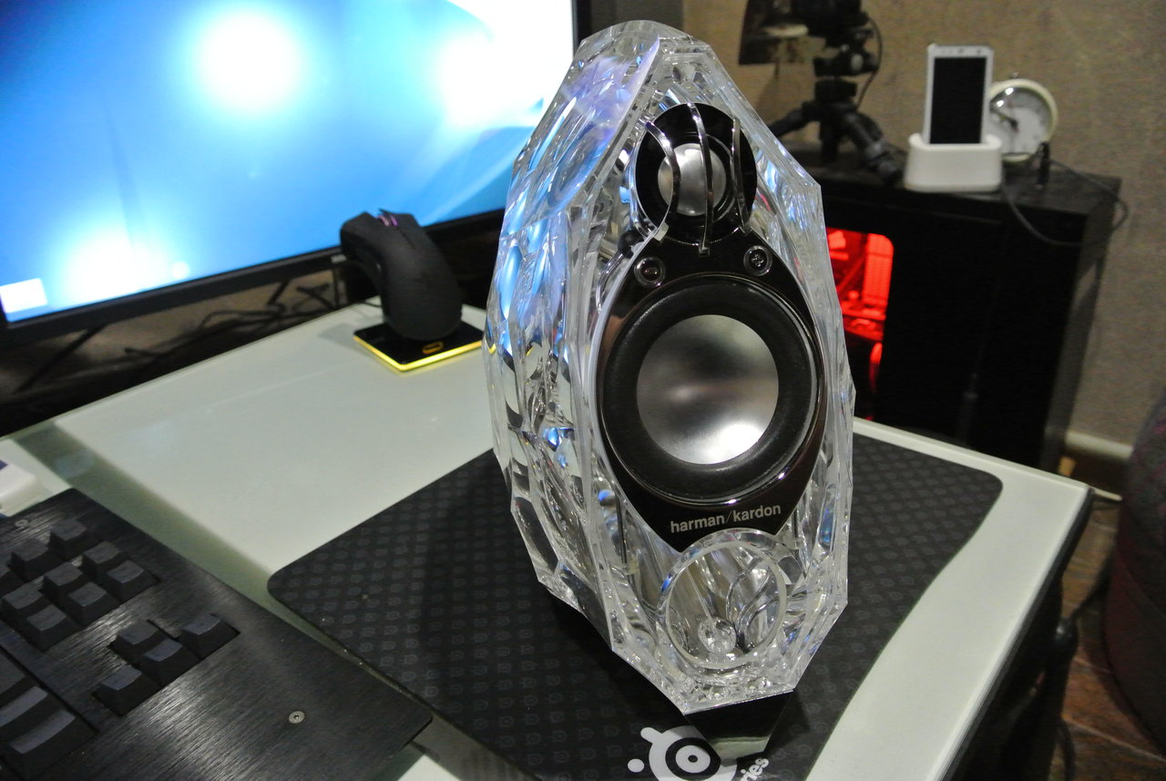 ☆ Harman Kardon GLA-55 2ch アクティブスピーカー☆