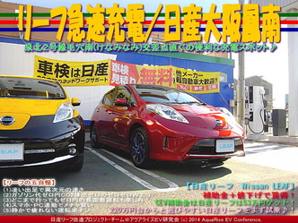 リーフ急速充電/日産大阪鳳南@リーフカスタム09