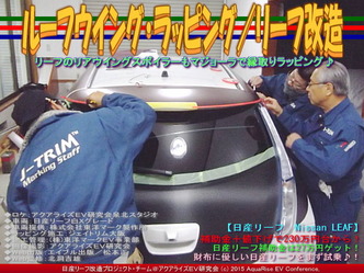 ルーフウイング・ラッピング／リーフ改造02