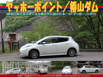 ヤッホーポイント/椿山ダム@日産リーフカスタム01