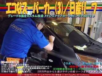 エコなスーパーカー(3)／日産リーフ03