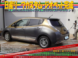 日産リーフカスタム・ジオペット完成＠日産リーフ改造　06