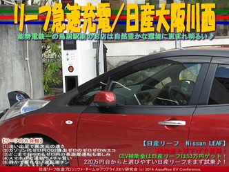 リーフ急速充電/日産大阪川西@リーフカスタム09