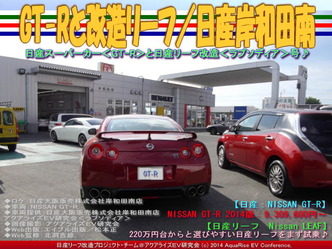 GT-Rと改造リーフ／日産岸和田南06