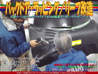 バックドア・ラッピング(3)/リーフ改造02