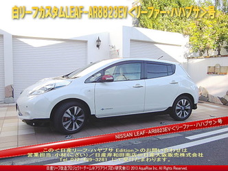 白リーフカスタム＜ハヤブサ＞＠日産リーフ改造1