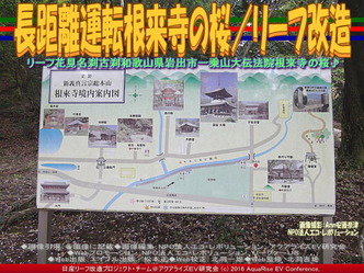 長距離運転根来寺の桜/リーフ改造01 長距離運転根来寺の桜/リーフ改造01