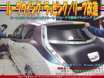 ルーフウイング・ラッピング／リーフ改造04