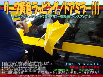 リーフ黄色ラッピング/ドアミラー(1)02