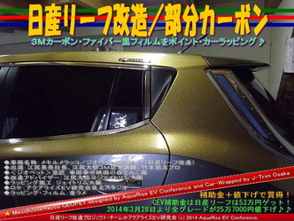 日産リーフ改造/部分カーボン@アクアライズEV研究会06