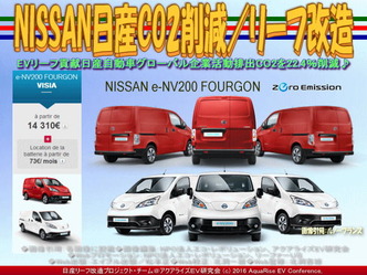 NISSAN日産CO2削減(2)／リーフ改造01