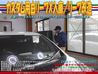 カスタム用白リーフＸ入庫／リーフ改造04